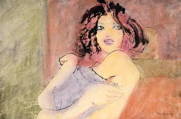 Original Minimalism Women Paintings by Marcel Garbi