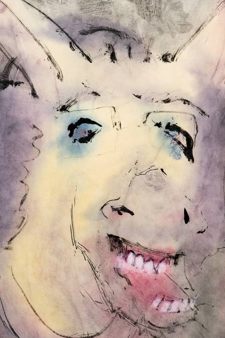 Original Expressionism Politics Painting by Marcel Garbi