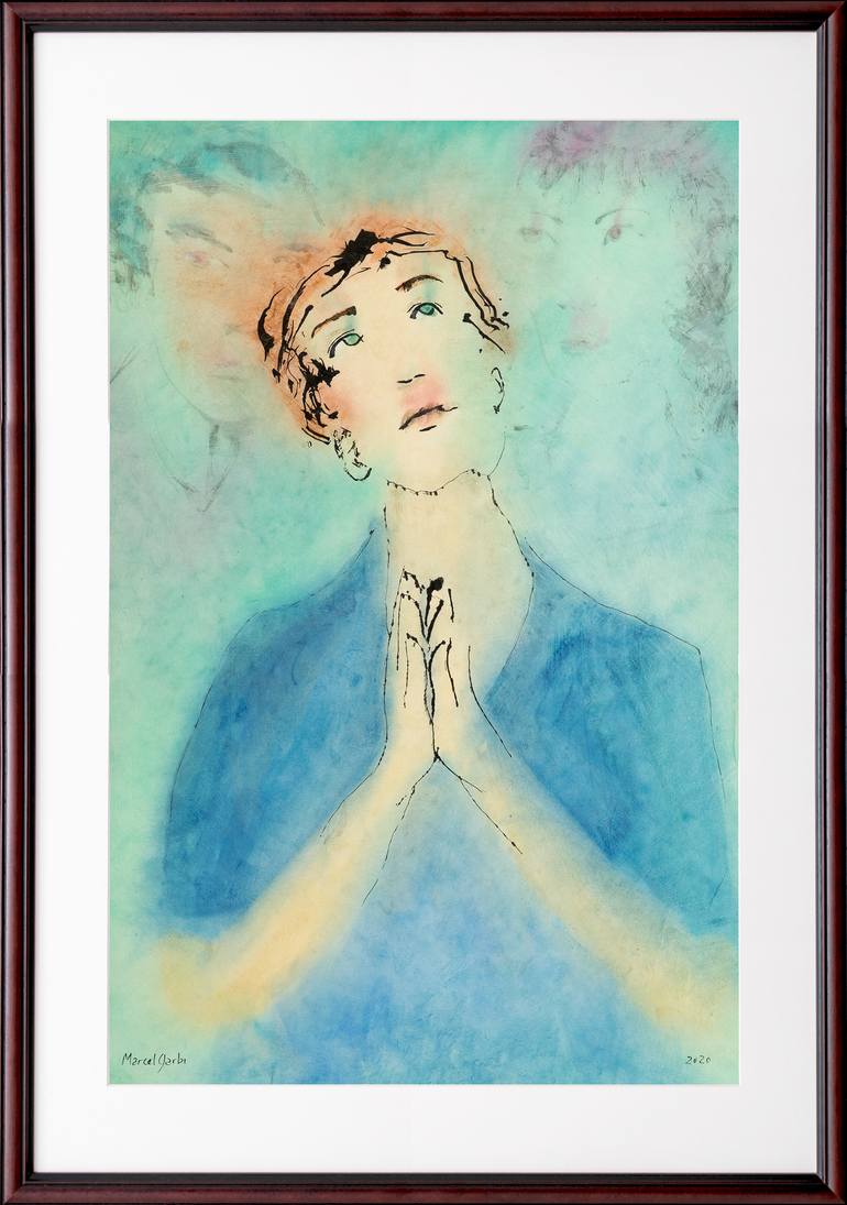 Original Minimalism Religion Painting by Marcel Garbi