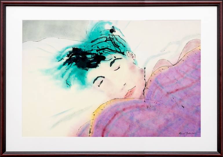 Original Men Painting by Marcel Garbi