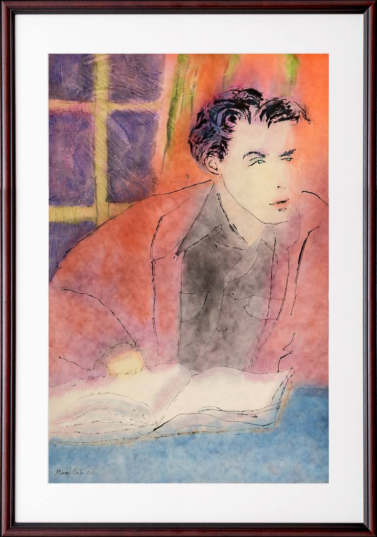 Original Men Painting by Marcel Garbi