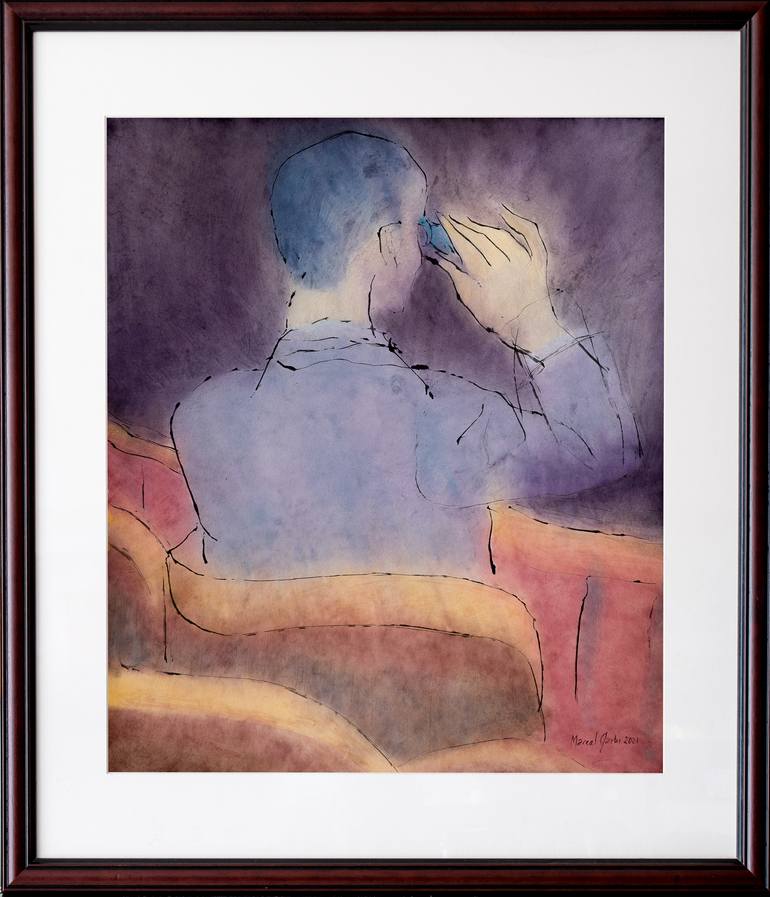 Original Expressionism Politics Painting by Marcel Garbi