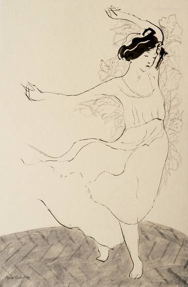 Original Performing Arts Drawings by Marcel Garbi