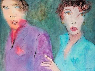 Original People Paintings by Marcel Garbi