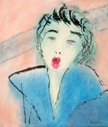 Original Expressionism Love Paintings by Marcel Garbi