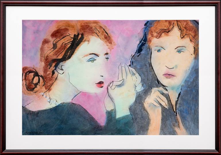 Original Women Painting by Marcel Garbi