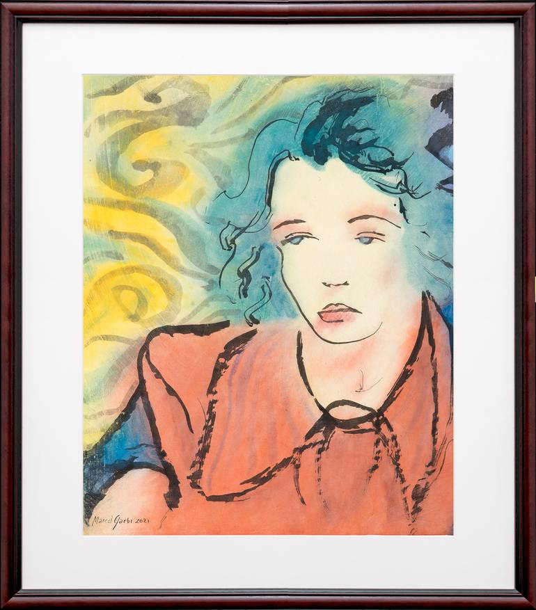 Original Expressionism Politics Painting by Marcel Garbi