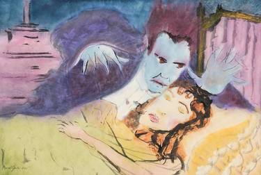 Original Expressionism Fantasy Paintings by Marcel Garbi