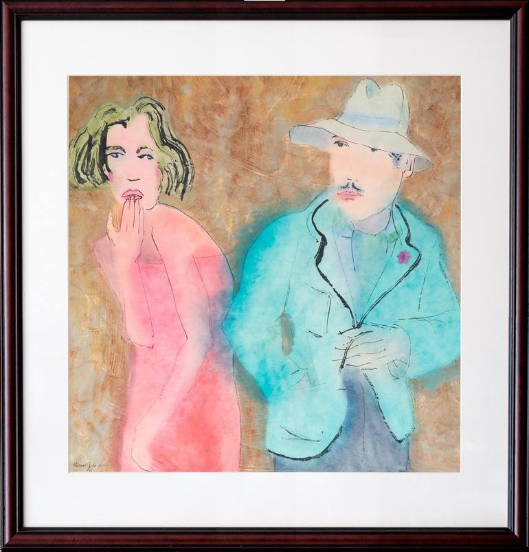 Original Love Painting by Marcel Garbi