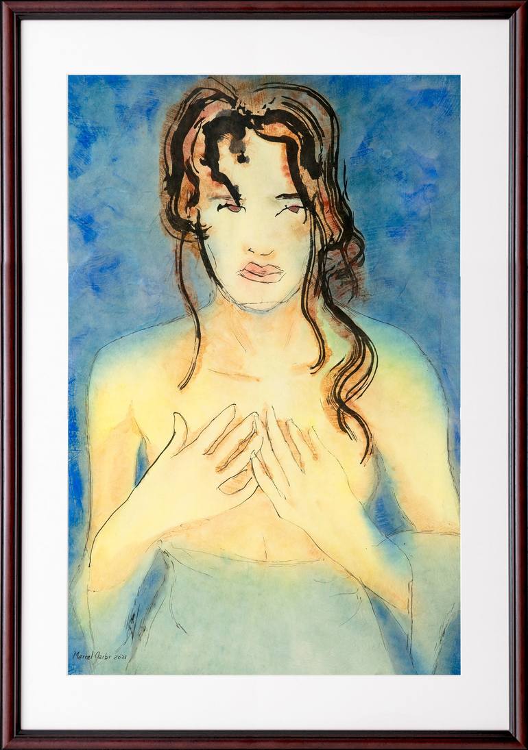 Original Women Painting by Marcel Garbi