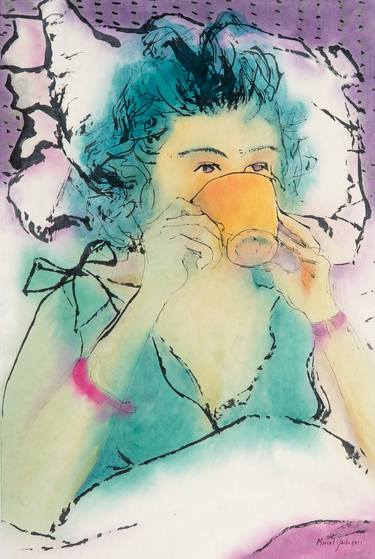 Original Women Paintings by Marcel Garbi