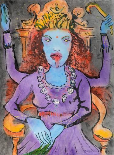 Original Expressionism Religion Paintings by Marcel Garbi