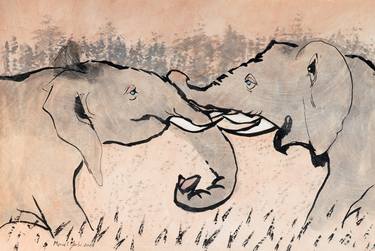 Original Animal Paintings by Marcel Garbi