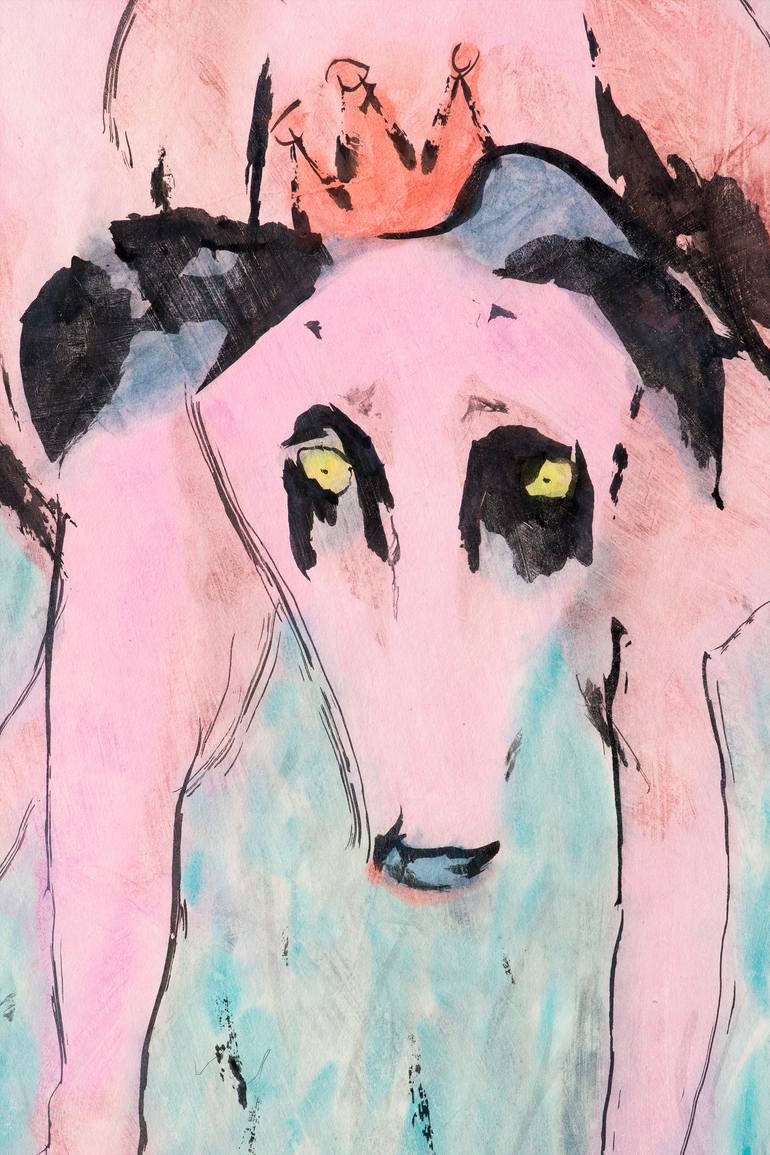 Original Expressionism Animal Painting by Marcel Garbi