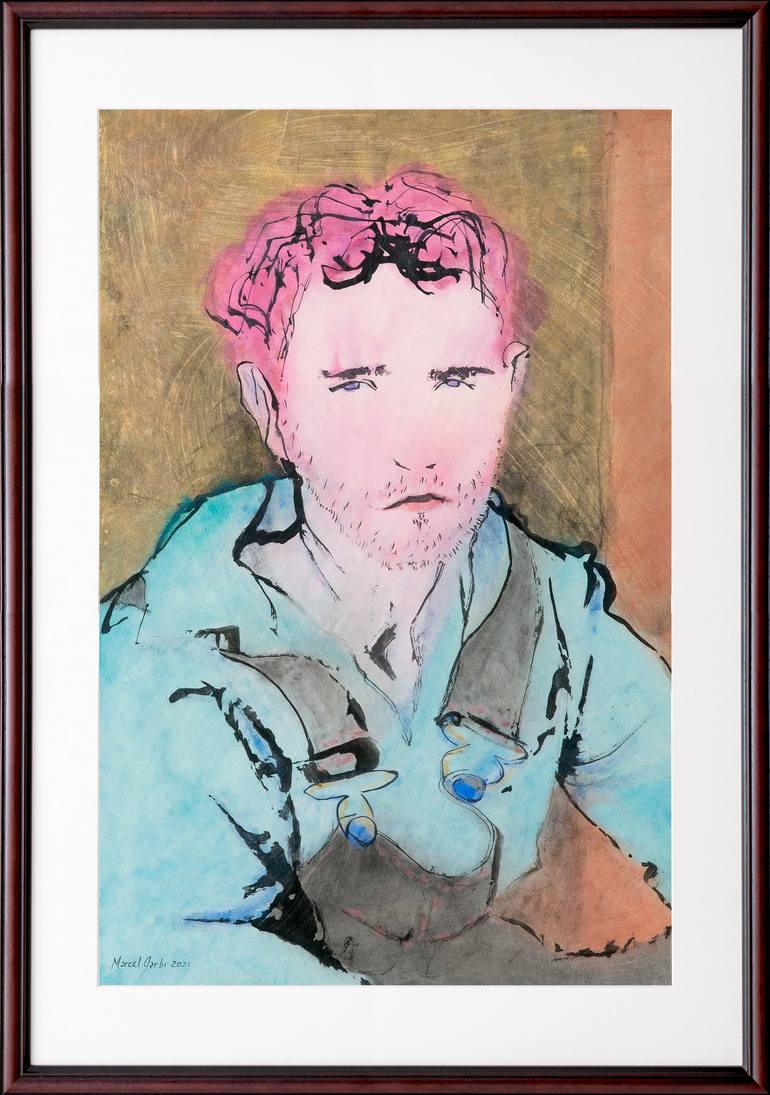 Original Men Painting by Marcel Garbi