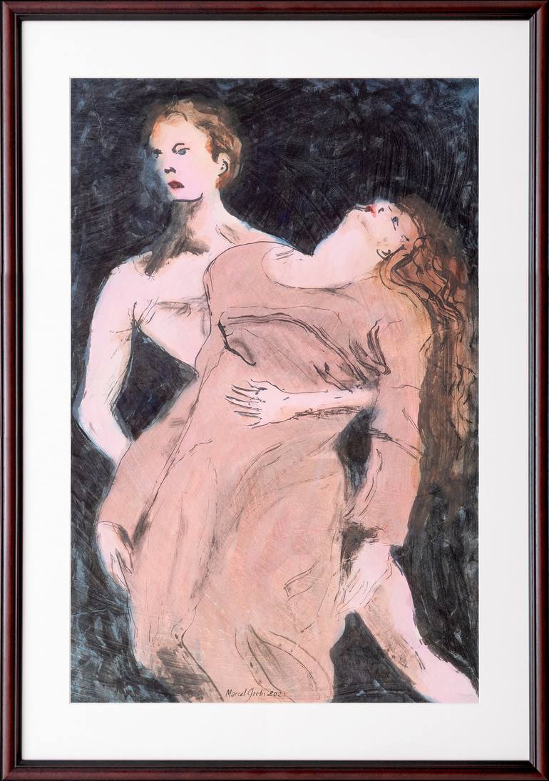 Original Expressionism Classical mythology Painting by Marcel Garbi
