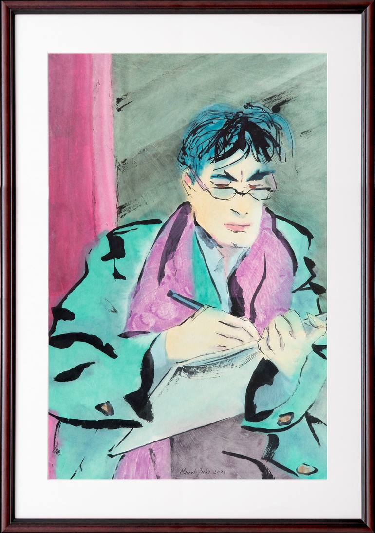 Original Men Painting by Marcel Garbi