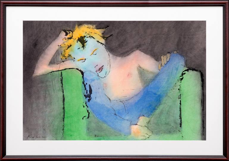 Original Men Painting by Marcel Garbi