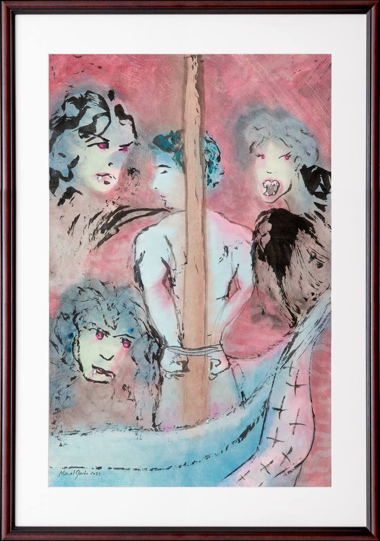 Original Expressionism Other Painting by Marcel Garbi