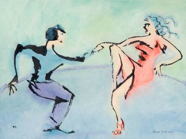 Original Expressionism Music Paintings by Marcel Garbi