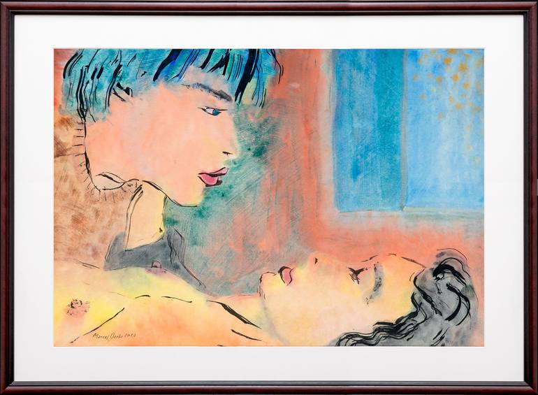 Original Love Painting by Marcel Garbi