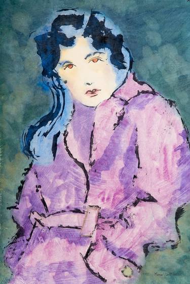 Original Figurative Women Paintings by Marcel Garbi