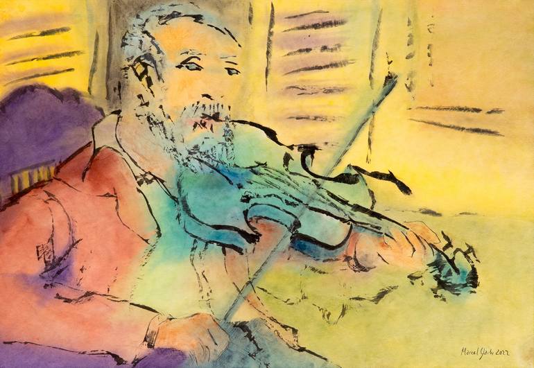 Original  Painting by marcel garbi