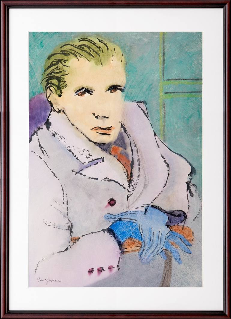 Original Men Painting by Marcel Garbi