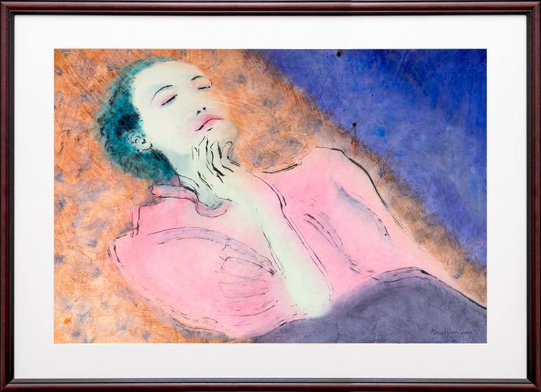 Original Women Painting by Marcel Garbi