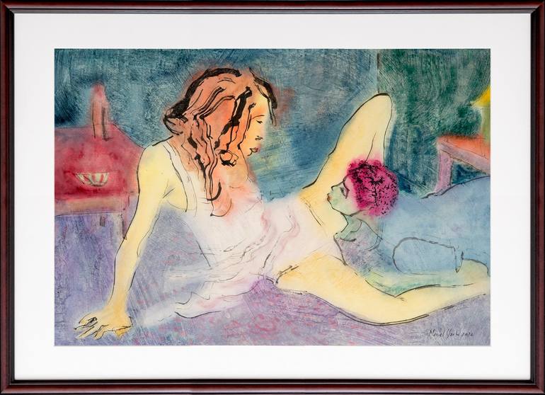 Original Fantasy Painting by Marcel Garbi