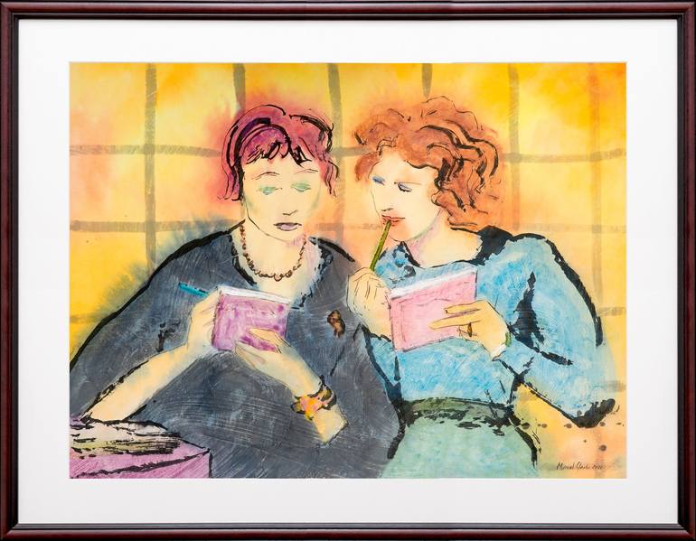 Original Women Painting by Marcel Garbi