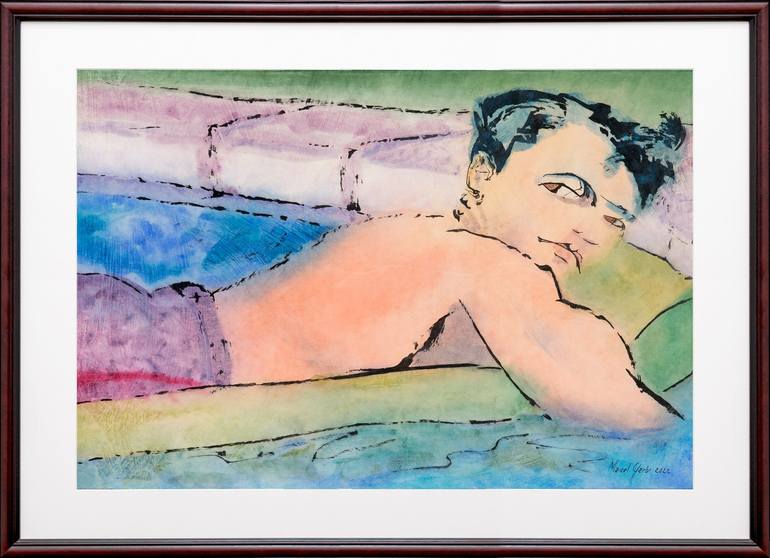 Original Men Painting by Marcel Garbi