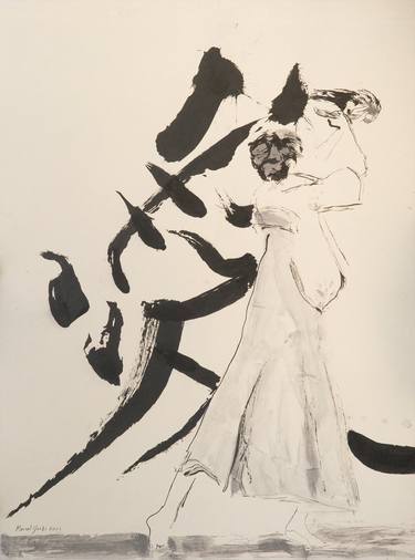 Original Calligraphy Drawings by Marcel Garbi