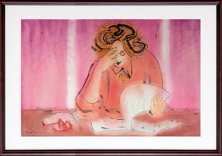 Original Women Painting by Marcel Garbi