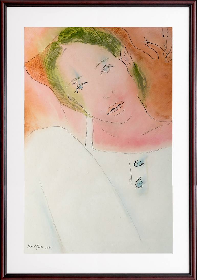 Original Women Painting by Marcel Garbi