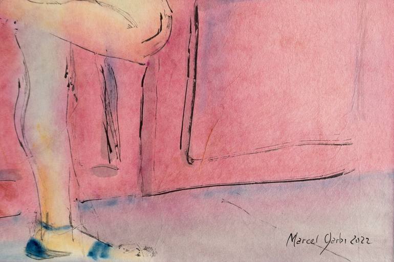 Original Figurative Women Painting by Marcel Garbi