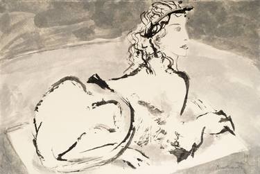 Original Figurative Classical mythology Drawings by Marcel Garbi