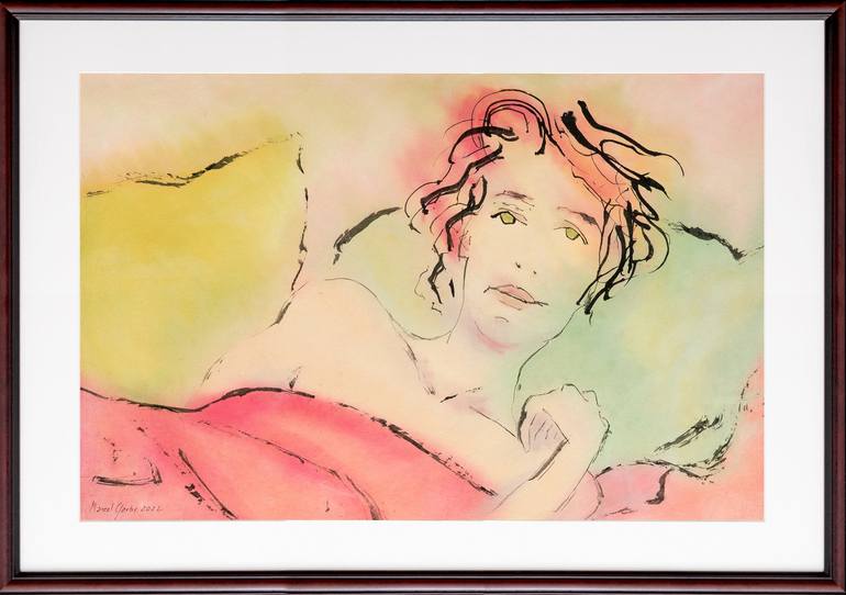 Original Women Painting by Marcel Garbi