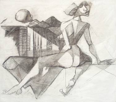Original Expressionism Body Drawings by Viktor Chumachenko