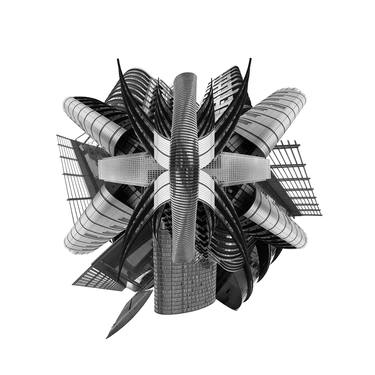 ‘Architectural Flora 6C’ small size edition (white backdrop) - Limited Edition 1 of 9 thumb