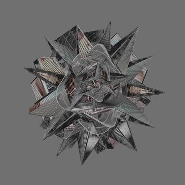 ‘Architectural Flora 4D’ grey background, small size edition - Limited Edition 1 of 9 thumb