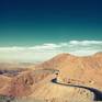 Collection landscape mountains and desert