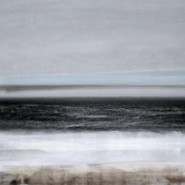 Original Abstract Seascape Mixed Media by Nadia Attura