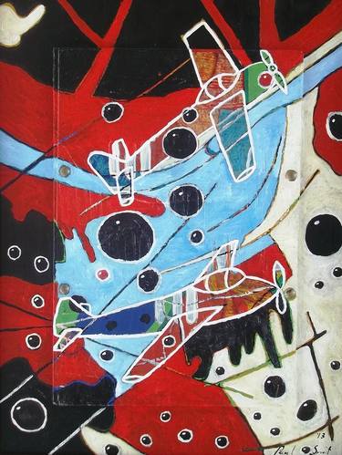 Print of Abstract Aeroplane Paintings by Paul Bokvel Smit