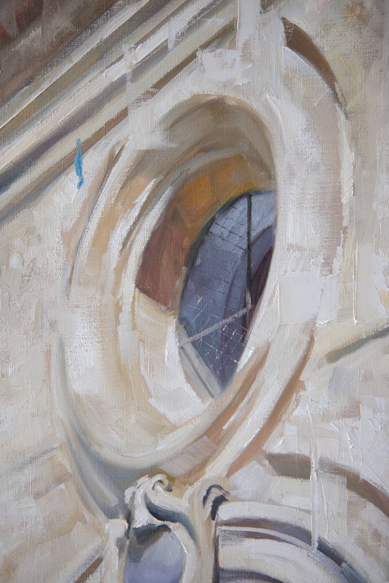 Original Realism Architecture Painting by Mikhail I  Nastasja Mishinskiy