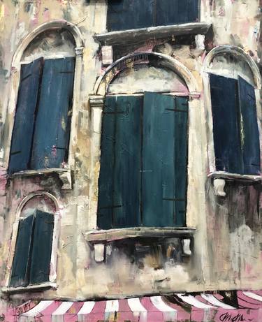 Original Expressionism Architecture Paintings by Mikhail i  Nastasja Mishinskiy