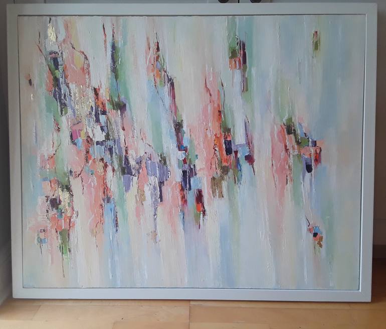 Original Abstract Expressionism Abstract Painting by Therese O'Keeffe