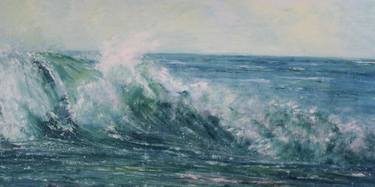Print of Impressionism Seascape Paintings by Therese O'Keeffe