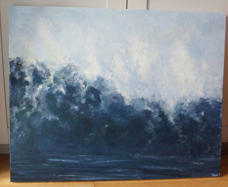 Original Contemporary Seascape Painting by Therese O'Keeffe