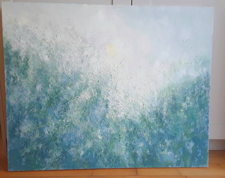 Original Abstract Expressionism Abstract Painting by Therese O'Keeffe